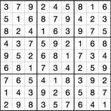 Sudoku — Easy No. 0096